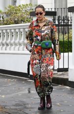 RITA ORA Leaves Her Apartment in London 09/26/2019