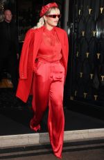 RITA ORA Leaves Her Hotel in Paris 09/29/2019