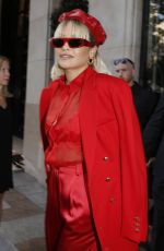 RITA ORA Leaves Her Hotel in Paris 09/29/2019