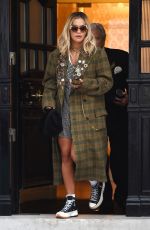 RITA ORA Leaves Her Management Office in London 09/18/2019
