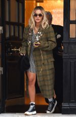 RITA ORA Leaves Her Management Office in London 09/18/2019