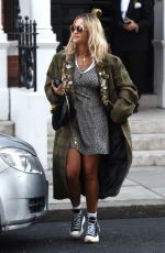 RITA ORA Leaves Her Management Office in London 09/18/2019