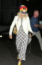 RITA ORA Night Out in London 09/19/2019