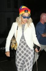 RITA ORA Night Out in London 09/19/2019