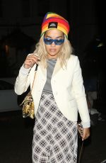 RITA ORA Night Out in London 09/19/2019