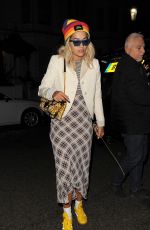 RITA ORA Night Out in London 09/19/2019