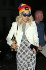 RITA ORA Night Out in London 09/19/2019