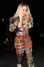 RITA ORA night Out in London 09/26/2019