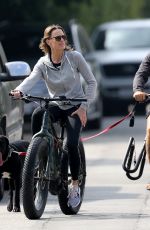 ROBIN WRIGHT Out for a Bike Ride in Los Angeles 09/17/2019