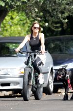 ROBIN WRIGHT Out for a Bike Ride in Los Angeles 09/17/2019