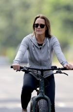 ROBIN WRIGHT Out for a Bike Ride in Los Angeles 09/17/2019