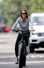 ROBIN WRIGHT Out for a Bike Ride in Los Angeles 09/17/2019