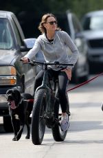 ROBIN WRIGHT Out for a Bike Ride in Los Angeles 09/17/2019
