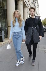 ROMEE STRIJD and Laurens Van Leeuwen Out in Paris 09/25/2019