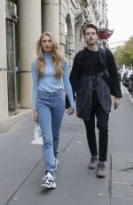 ROMEE STRIJD and Laurens Van Leeuwen Out in Paris 09/25/2019