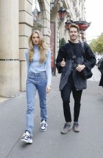 ROMEE STRIJD and Laurens Van Leeuwen Out in Paris 09/25/2019
