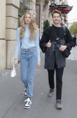 ROMEE STRIJD and Laurens Van Leeuwen Out in Paris 09/25/2019