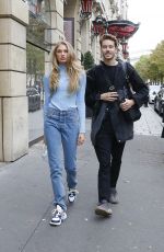 ROMEE STRIJD and Laurens Van Leeuwen Out in Paris 09/25/2019