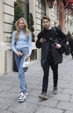 ROMEE STRIJD and Laurens Van Leeuwen Out in Paris 09/25/2019
