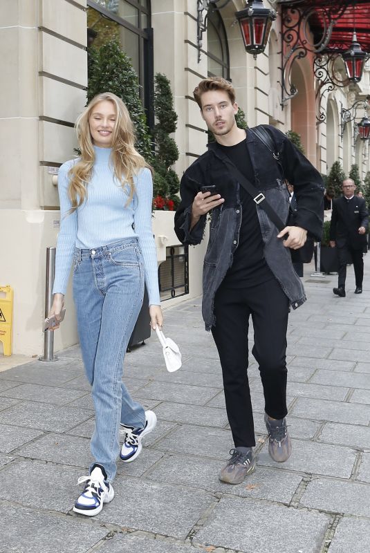 ROMEE STRIJD and Laurens Van Leeuwen Out in Paris 09/25/2019