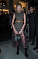 ROMEE STRIJD at Dior Store Opening at Paris Fashion Week 09/25/2019