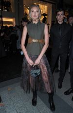 ROMEE STRIJD at Dior Store Opening at Paris Fashion Week 09/25/2019