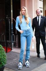 ROMEE STRIJD Leaves Royal Monceau Hotel in Paris 09/25/2019