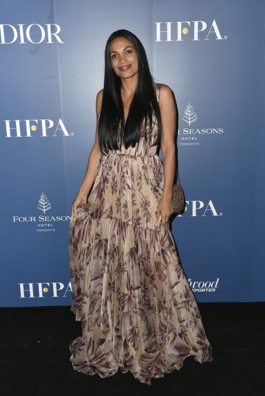ROSARIO DAWSON at HFPA x Hollywood Reporter Party in Toronto 09/07/2019