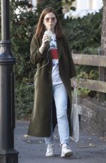 ROSE LESLIE Out for a Smoothie in London 09/12/2019