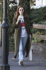 ROSE LESLIE Out for Smoothie in London 09/12/2019