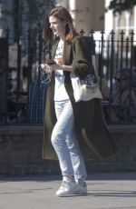 ROSE LESLIE Out for Smoothie in London 09/12/2019