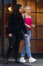 ROSE MCGOWAN Shares Kiss Outside Bowery Hotel in New York 09/14/2019