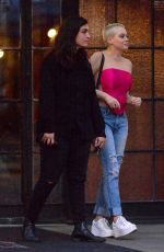 ROSE MCGOWAN Shares Kiss Outside Bowery Hotel in New York 09/14/2019