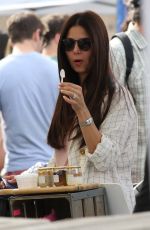 ROSELYN SANCHEZ Shopping at Farmers Market in Los Angeles 09/22/2019