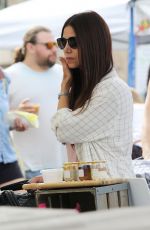 ROSELYN SANCHEZ Shopping at Farmers Market in Los Angeles 09/22/2019