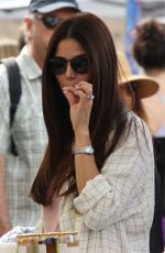 ROSELYN SANCHEZ Shopping at Farmers Market in Los Angeles 09/22/2019