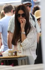 ROSELYN SANCHEZ Shopping at Farmers Market in Los Angeles 09/22/2019