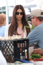 ROSELYN SANCHEZ Shopping at Farmers Market in Los Angeles 09/22/2019