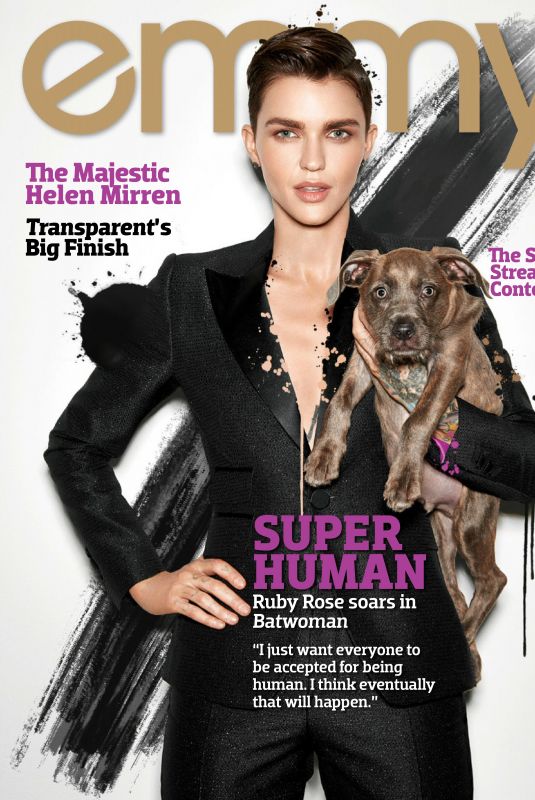 RUBY ROSE in Emmy Magazine, October 2019