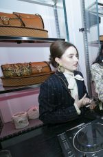 SADIE SINK at Gucci Zumi Handbag Collection Celebration in Chicago 09/26/2019
