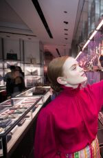 SADIE SINK at Gucci Zumi Handbag Collection Celebration in Chicago 09/26/2019