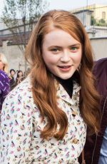 SADIE SINK at Prada Fashion Show at MFW in Milan 09/18/2019