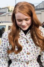 SADIE SINK at Prada Fashion Show at MFW in Milan 09/18/2019