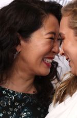 SANDRA OH and JODIE COMER at Bafta LA + BBC America TV Tea Party 09/21/2019