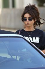 SARAH HYLAND Leaves Dogpound Gym in West Hollywood 09/11/2019