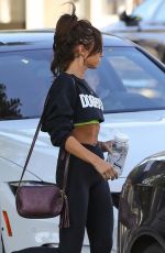 SARAH HYLAND Leaves Dogpound Gym in West Hollywood 09/11/2019