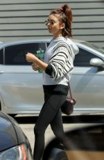 SARAH HYLAND Leaves Pilates Class in Los Angeles 09/16/2019