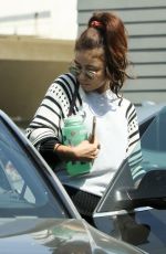 SARAH HYLAND Leaves Pilates Class in Los Angeles 09/16/2019