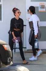 SARAH HYLAND Leaves Pilates Class in Los Angeles 09/21/2019