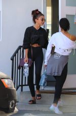 SARAH HYLAND Leaves Pilates Class in Los Angeles 09/21/2019